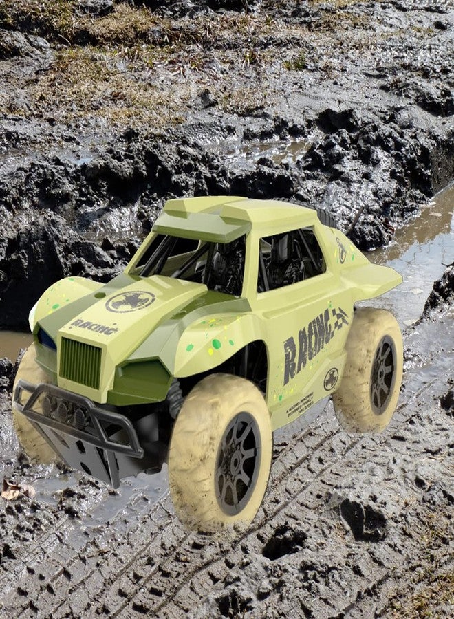 Wembley Jeep Remote Control Car Toy 1.20 Scale Absorbable System Built in High Strength Shock with Oversized Tires RC Car Green - Image 5
